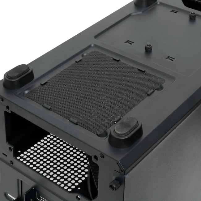 Корпус без блока питания Компьютерный корпус HSPD M530-TGBK