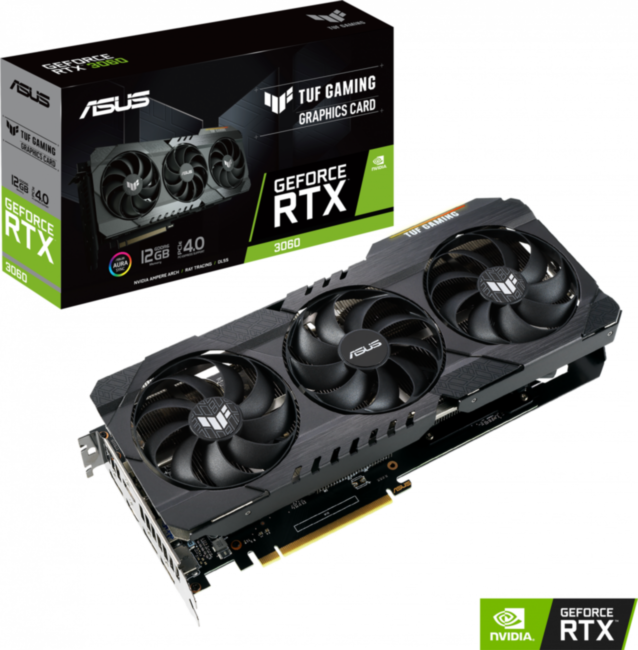 Видеокарта ASUS TUF-RTX3060-12G-V2-GAMING