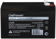 Аккумулятор свинцово-кислотный GoPower LA-1272 12V 7.2Ah GoPower 00-00026182 Аккумулятор свинцово-кислотный GoPower LA-1272 12V 7.2Ah GoPower 00-00026182