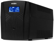 ИБП SVEN Pro 1500 (LCD, USB), линейно-интерактивный, автоматический стабилизатор напряжения, 1500Вт, 900Ва, 3 евророзетки, USB, RJ-45, черный, габариты 140?350?175мм, 10кг. Sven UPS Pro 1500 ИБП SVEN Pro 1500 (LCD, USB), линейно-интерактивный, автоматический стабилизатор напряжения, 1500Вт, 900Ва, 3 евророзетки, USB, RJ-45, черный, габариты 140?350?175мм, 10кг. Sven UPS Pro 1500