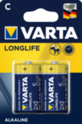 Батарейка Varta LONGLIFE LR14 C BL2 Alkaline 1.5V (4114) (2/20/200) (2 шт.) VARTA 04114101412 Батарейка Varta LONGLIFE LR14 C BL2 Alkaline 1.5V (4114) (2/20/200) (2 шт.) VARTA 04114101412