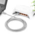 Greenconnect Патч-корд прямой 10.0m, UTP кат.5e, серый, позолоченные контакты, 24 AWG, литой, GCR-LNC03-10.0m, ethernet high speed 1 Гбит/с, RJ45, T568B Greenconnect RJ45(m) - RJ45(m) Cat. 5e U/UTP PVC 10м серый