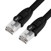 GCR Патч-корд LSZH PROF кат.8 ethernet  0.3m F/FTP,  RJ45, CU, 26 AWG, литой, прямой, черный, экранированные коннекторы Greenconnect GCR-52980 GCR Патч-корд LSZH PROF кат.8 ethernet  0.3m F/FTP,  RJ45, CU, 26 AWG, литой, прямой, черный, экранированные коннекторы Greenconnect GCR-52980