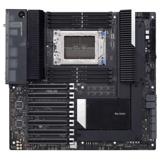 Материнская плата ASUS PRO WS WRX80E-SAGE SE WIFI II 90MB1E60-M0EAY0 Материнская плата ASUS PRO WS WRX80E-SAGE SE WIFI II 90MB1E60-M0EAY0