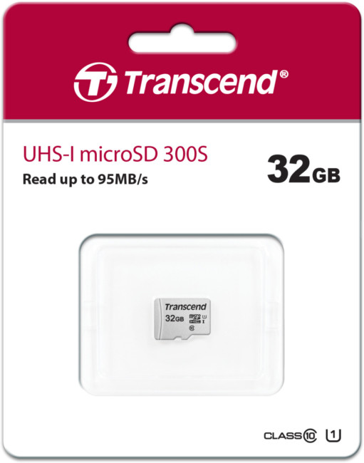 Карта памяти Transcend microSDHC 300S Карта памяти Transcend microSDHC 300S