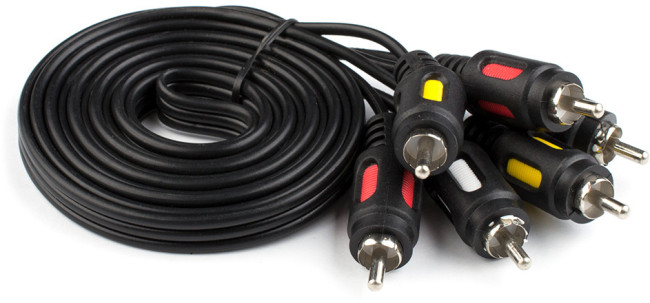 Кабель Audio-Video 1.8 m (3RCA(m), пакет) ATcom 3RCA (m) - 3RCA (m) 1.8 м Кабель Audio-Video 1.8 m (3RCA(m), пакет) ATcom 3RCA (m) - 3RCA (m) 1.8 м