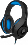 Игровые стереонаушники с микрофоном SVEN AP-G887MV, черный-синий Sven AP-G887MV