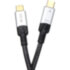 Кабель USB4 TypeC(M)--TypeC(M), 5K@60Hz, 40GBps, PD 240W, 5A, VCOM, 1.2м <CU560-1.2M> Кабель VCOM USB Type-C M/USB Type-C M (CU560-1.2M)