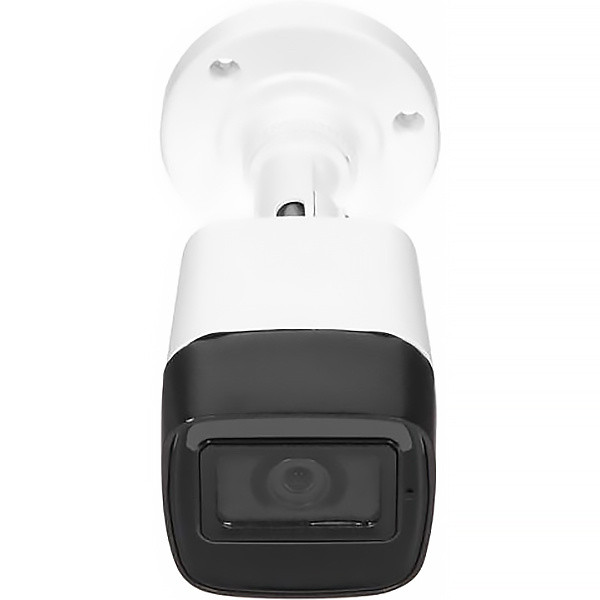 2Мп уличная цилиндрическая HD-TVI камера с EXIR-подсветкой до 30м и встроенным микрофоном (AoC) Камера видеонаблюдения HD-TVI уличная HIWATCH DS-T200A (2.8 mm)