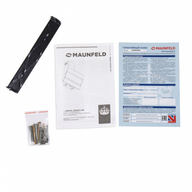 ВЫТЯЖКА MAUNFELD Maunfeld BRIDGE 60 INOX Glass Black