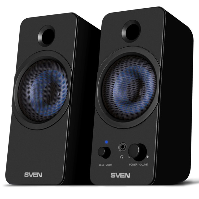 АС SVEN 431, чёрный, USB, акустическая система 2.0, мощность 2x3 Вт(RMS), Bluetooth Sven SV-016296