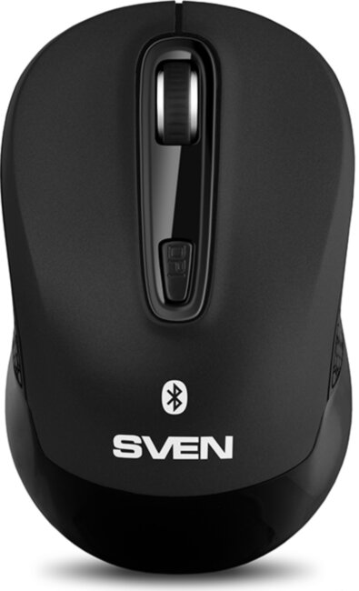 Беспроводная мышь SVEN RX-575SW чёрная (бесш. кл., Bluetooth, 2,4 GHz, 3+1кл. 800-1600DPI, блист.) Sven RX-575SW