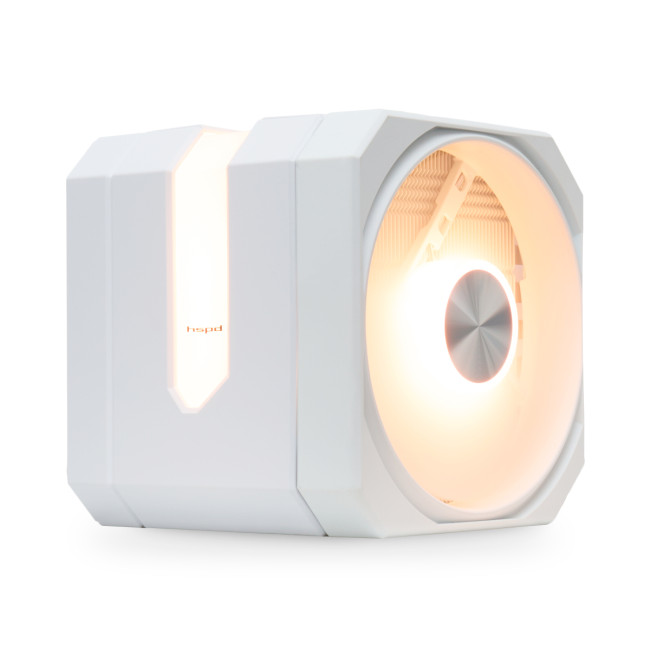 Кулер для процессора HSPD CPU Cooler A128-WHAA WHITE ARGB