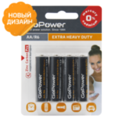 Батарейка GoPower R6 AA BL4 Heavy Duty 1.5V (4/48/576) блистер (4 шт.) Батарейка GoPower R6 AA (00-00015594) Батарейка GoPower R6 AA BL4 Heavy Duty 1.5V (4/48/576) блистер (4 шт.) Батарейка GoPower R6 AA (00-00015594)