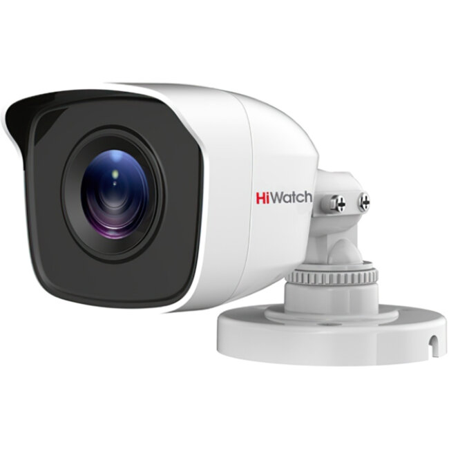 2Мп уличная цилиндрическая HD-TVI камера с EXIR-подсветкой до 30м Камера видеонаблюдения HD-TVI уличная HIWATCH DS-T200S (2.8 mm)