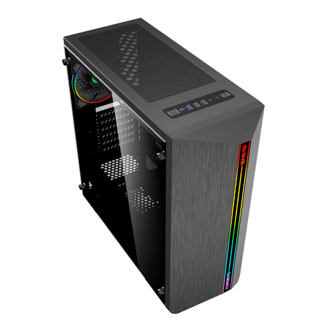Компьютерный корпус, без блока питания ATX Gamemax Shine G517