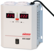 Стабилизатор POWERMAN AVS 500P, ступенчатый регулятор, цифровые индикаторы уровней напряжения, 500ВА, 110-260В, максимальный входной ток 5А, 2 евророзетки, IP-20, навесной,   185мм х 170мм х 100мм, 2,5 кг. POWERMAN AVS 500P Стабилизатор POWERMAN AVS 500P, ступенчатый регулятор, цифровые индикаторы уровней напряжения, 500ВА, 110-260В, максимальный входной ток 5А, 2 евророзетки, IP-20, навесной,   185мм х 170мм х 100мм, 2,5 кг. POWERMAN AVS 500P