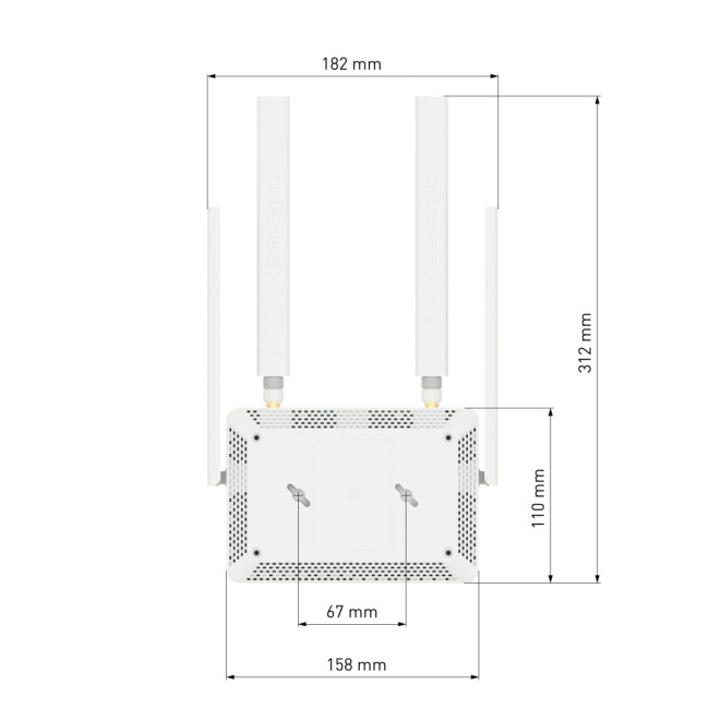 Маршрутизатор Keenetic Keenetic Explorer 4G (KN-4910) Маршрутизатор Keenetic Keenetic Explorer 4G (KN-4910)