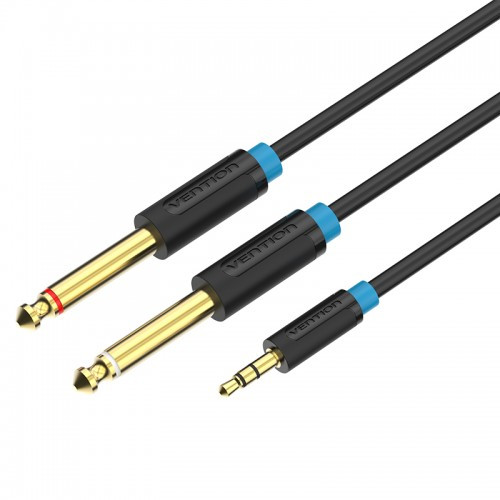 Кабель Vention аудио Jack 3,5 mm M/2Jack 6,5 mm M - 2 м Vention BACBH
