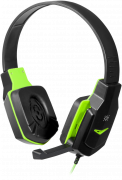 Defender Игровая гарнитура Warhead G-320 черный+зеленый, кабель 1.8 м Defender Warhead G-320