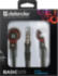 Defender Наушники вставки Basic 619 черный + красный Defender Basic 619