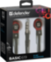 Defender Наушники вставки Basic 619 черный + красный Defender Basic 619