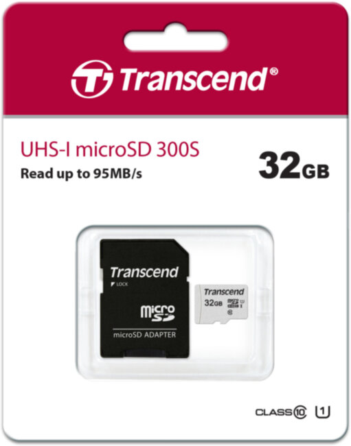 Карта памяти Transcend microSDHC 300S Карта памяти Transcend microSDHC 300S