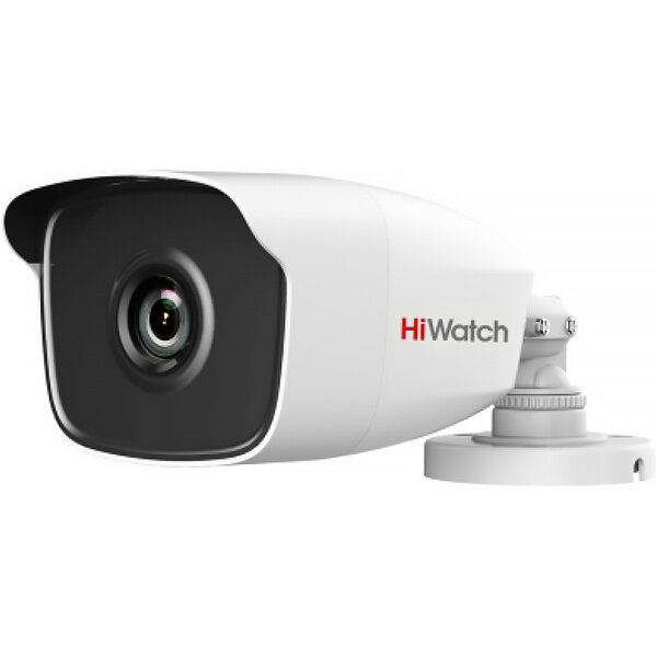 2Мп уличная цилиндрическая HD-TVI камера с EXIR-подсветкой до 40м Камера видеонаблюдения HD-TVI уличная HIWATCH DS-T220 (3.6 mm)