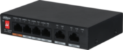 4 портовый РоЕ коммутатор неуправляемый, 4 порта x10/100 Base-T (Питание PoE) 2 порта x10/100 Base-T (Uplink), Мощность PoE портов: 1 ≤60Вт, порты: 2-4≤30Вт, Всего: ≤60Вт; IEEE802.3af/IEEE802.3at/Hi-PoE, Бюджет РОЕ: 60 Вт Питание :DC 48~57В Коммутатор Dah 4 портовый РоЕ коммутатор неуправляемый, 4 порта x10/100 Base-T (Питание PoE) 2 порта x10/100 Base-T (Uplink), Мощность PoE портов: 1 ≤60Вт, порты: 2-4≤30Вт, Всего: ≤60Вт; IEEE802.3af/IEEE802.3at/Hi-PoE, Бюджет РОЕ: 60 Вт Питание :DC 48~57В Коммутатор Dah