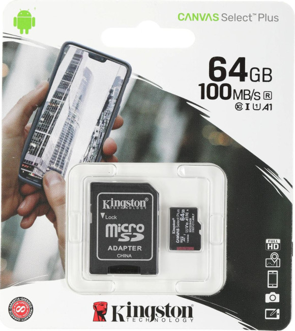 Карта памяти Kingston SDCS2/64GB