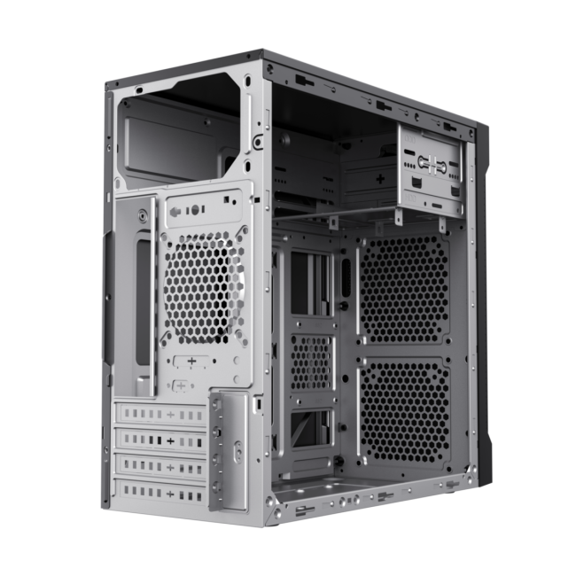 Корпус с блоком питания 450Вт. Foxline FL-708-FZ450R-U31