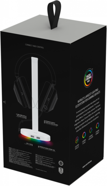 Подставка для наушников Razer Base Station Chroma V2 - Mercury Razer Base Station V2 Chroma Подставка для наушников Razer Base Station Chroma V2 - Mercury Razer Base Station V2 Chroma