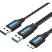 Кабель Vention USB 3.0 AM/micro B, USB 2.0 AM - 0.5м Vention CQPBD Кабель Vention USB 3.0 AM/micro B, USB 2.0 AM - 0.5м Vention CQPBD