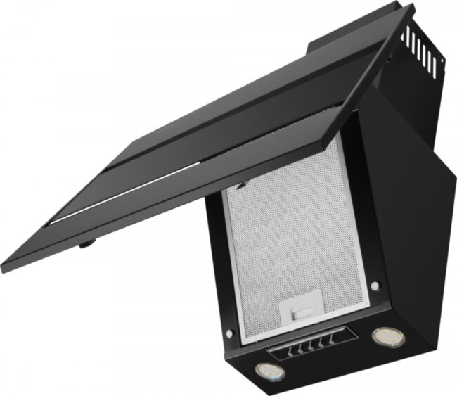 Кухонная вытяжка MAUNFELD Maunfeld BRIDGE 50 black glass black Кухонная вытяжка MAUNFELD Maunfeld BRIDGE 50 black glass black