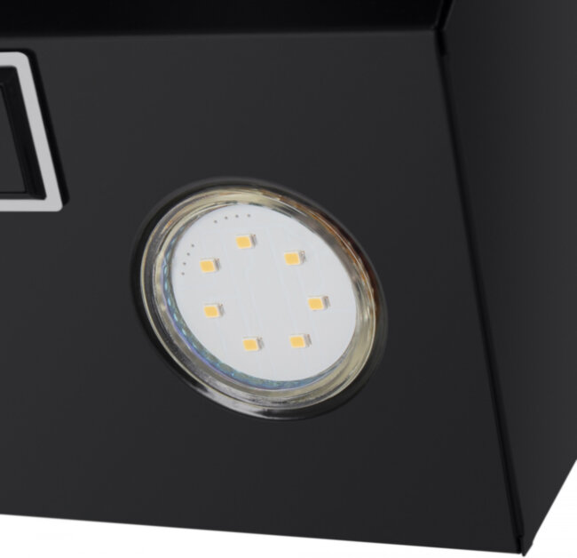 Кухонная вытяжка MAUNFELD Maunfeld BRIDGE 50 black glass black Кухонная вытяжка MAUNFELD Maunfeld BRIDGE 50 black glass black