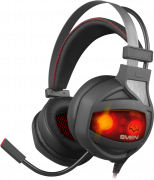 Игровые наушники с микрофоном AP-U996MV, черный (USB, LED, 7.1, вибро) Sven AP-U996MV