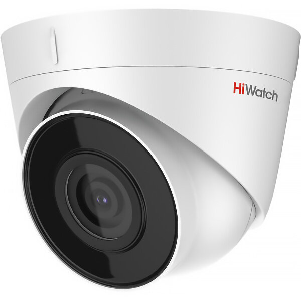 2Мп уличная IP-камера с EXIR-подсветкой до 30м и встроенным микрофоном Видеокамера IP уличная купольная 2Мп HiWatch DS-I253M(B) (2.8 mm)