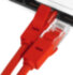 Greenconnect Патч-корд прямой 0.3m, UTP кат.5e, красный, позолоченные контакты, 24 AWG, литой, GCR-LNC04-0.3m, ethernet high speed 1 Гбит/с, RJ45, T568B Greenconnect RJ45(m) - RJ45(m) Cat. 5e U/UTP PVC 0.3м красный