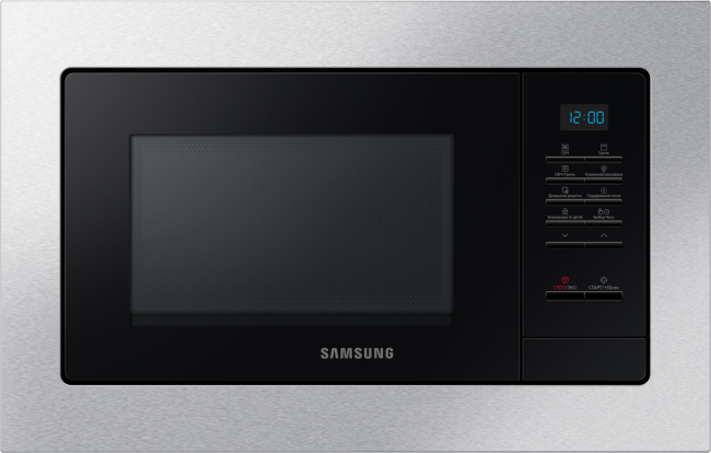 850Вт, 23 литра, гриль, нерж/черн Samsung MG23A7013AT/BW