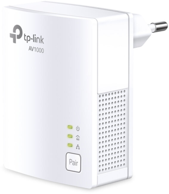 Комплект гигабитных адаптеров Powerline TP-Link  AV1000 Gigabit Powerline Starter TL-PA7017 KIT