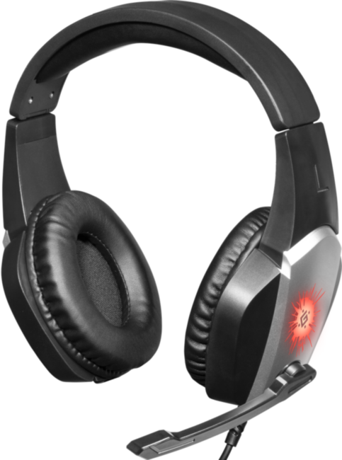 Defender Игровая гарнитура X-Skull черный+серый, провод 2.1 м Defender X-Skull