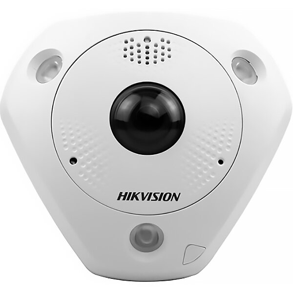 12Мп fisheye IP-камера с ИК-подсветкой до 15м Камера видеонаблюдения IP уличная Hikvision DS-2CD63C5G0E-IVS(2mm)(B)