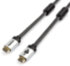 Кабель HDMI 1 м (HIGH speed, Metal gold, в чулке, в пакете) ATcom HDMI (m) - HDMI (m) 1м