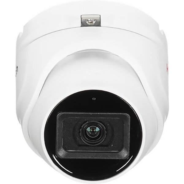 2Мп уличная купольная HD-TVI камера с EXIR-подсветкой до 30м и встроенным микрофоном (AoC) Камера видеонаблюдения HD-TVI уличная HIWATCH DS-T203A (2.8 mm)