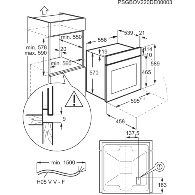 Встраиваемый духовой шкаф Electrolux EOF5H50BZ Встраиваемый духовой шкаф Electrolux EOF5H50BZ