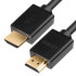 Greenconnect Кабель 3.0m HDMI версия 1.4, черный, OD7.3mm, 30/30 AWG, позолоченные контакты, Ethernet 10.2 Гбит/с, 3D, 4K, GCR-HM410-3.0m, экран Greenconnect HDMI (m) - HDMI (m) 3м