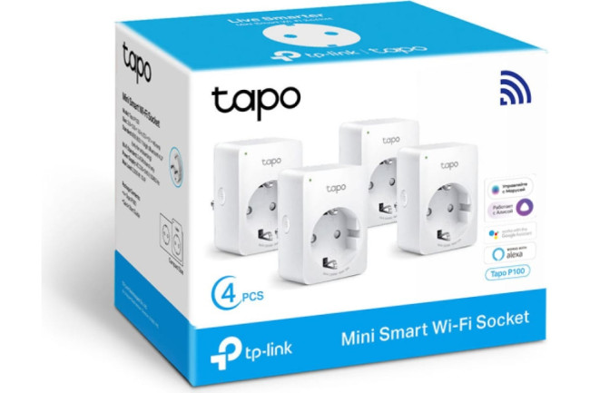 Умная розетка TP-Link Tapo P110(4-pack) Умная розетка TP-Link Tapo P110(4-pack)