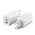 Сетевое зарядное устройство Vention на 3 порта 65W USB (C+C+A) 2.4A Белый Vention FEDW0-EU