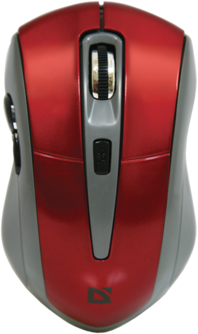 Defender Беспроводная оптическая мышь Accura MM-965 красный,6кнопок,800-1600dpi USB Defender Accura MM-965 красный