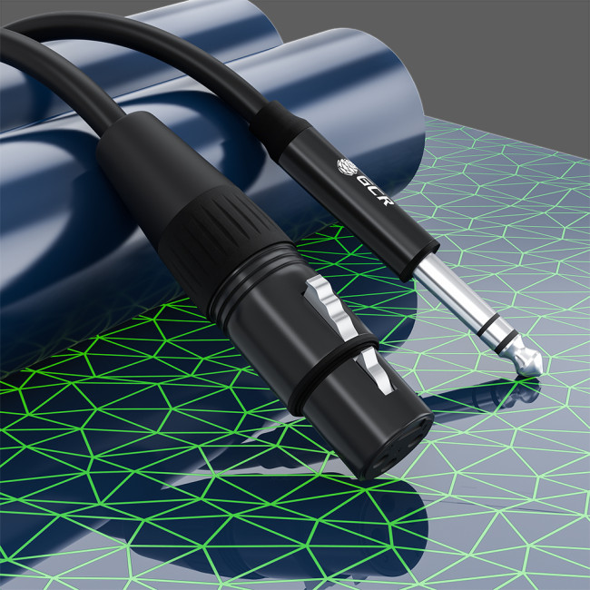 Кабель микрофонный jack 6,35mm / XLR Greenconnect GCR-53439 Кабель микрофонный jack 6,35mm / XLR Greenconnect GCR-53439
